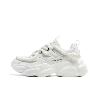 PAIBLOKS Slip Resistant And Breathable Coverage Low Top Chunky Sneakers Unisex