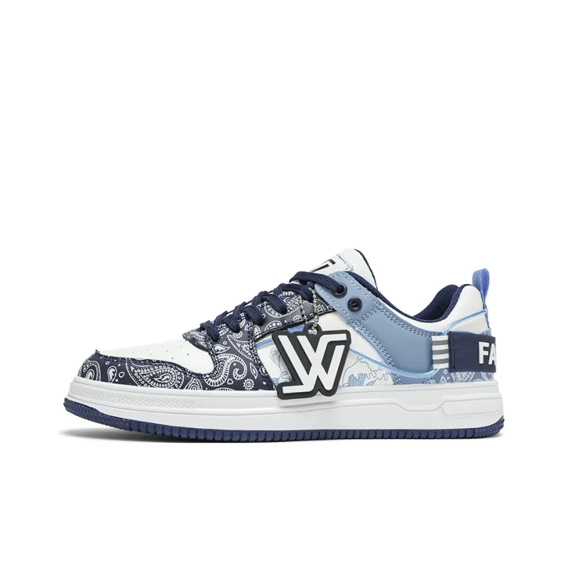 White Sands Slip Resistant, Abrasion Resistant, Breathable Low Top Skateboard Shoes Men's-6