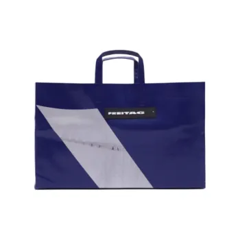 FREITAG PVC Tote Bag, Shopping Bag, Handbag Tubas Unisex Blue & Gray