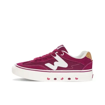 Ollieskate Wear resistant And Lightweight Low Top Skateboard Shoes Unisex Burgundy