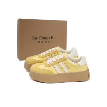 La Chapelle Low Top Skateboard Shoes Women's Yellow