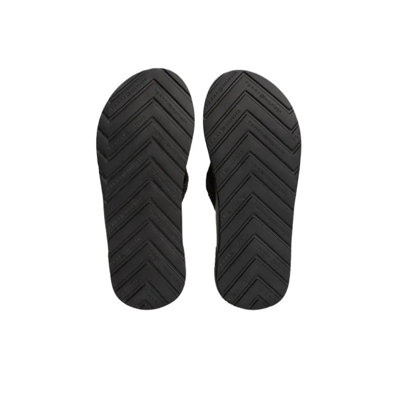 Tommy Hilfiger EVA Abrasion Resistant Flip Flops Men's Black-5
