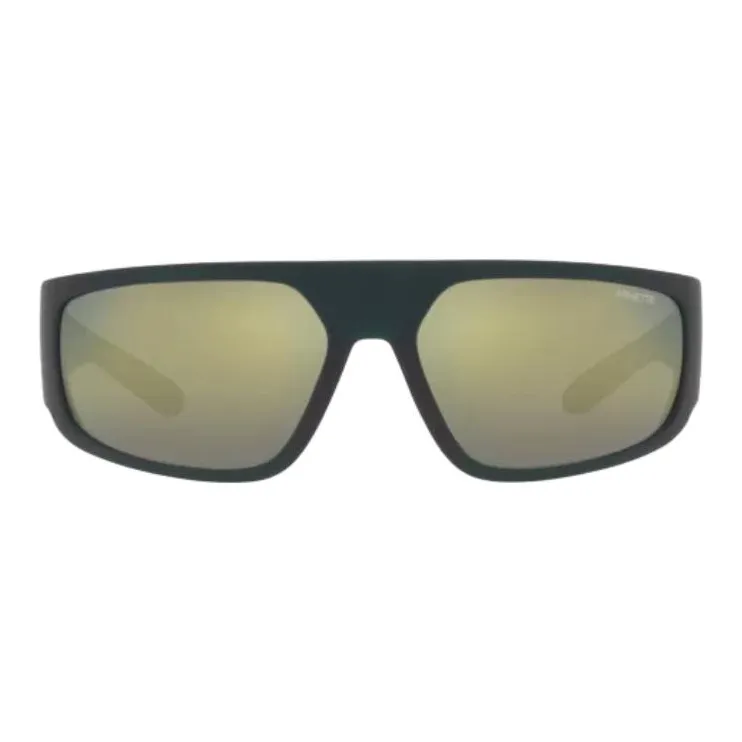 Arnette Plastic Rectangular Sunglasses Men's Green-1