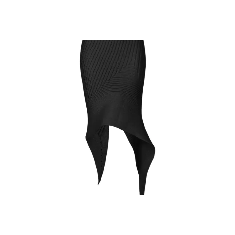 ISSEY MIYAKE Subdued Asymmetrical Mini Skirt-1