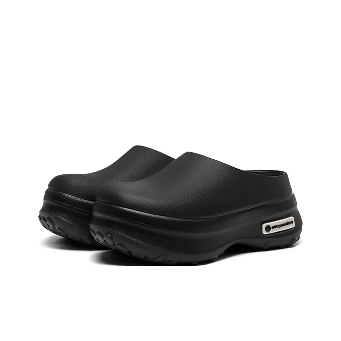 Acupuncture Rubber Sole Closed Toe Slippers Women's-1