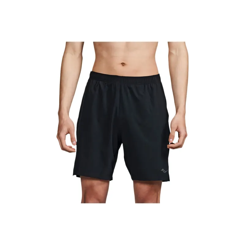 Saucony Outpace Casual Shorts Men's Black-0
