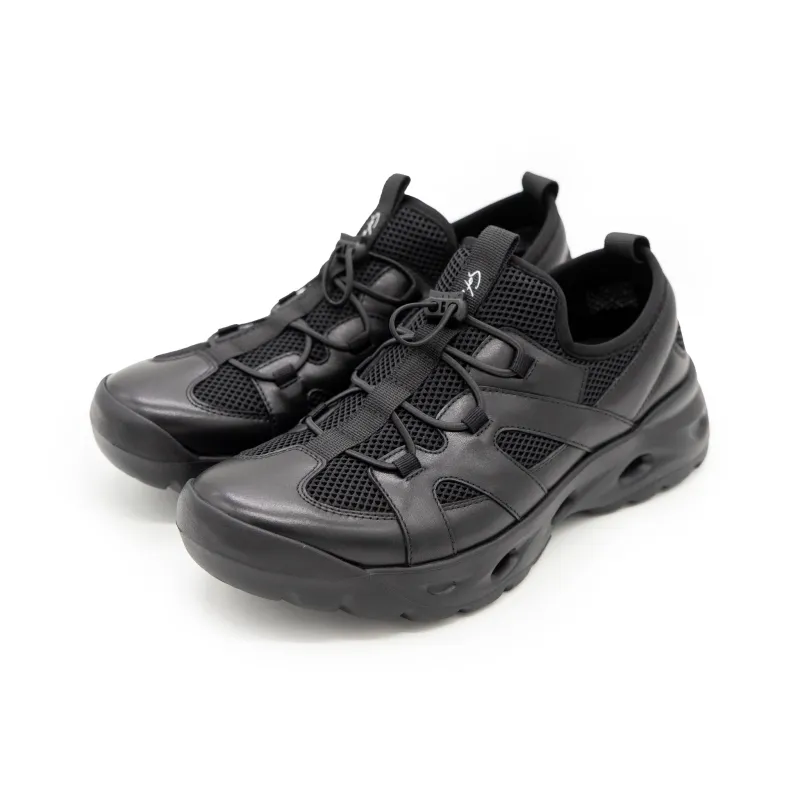 Satchi Shock Absorbers Slip Resistant, Abrasion Resistant, Breathable Mid Top Casual Shoes Men's Black-3