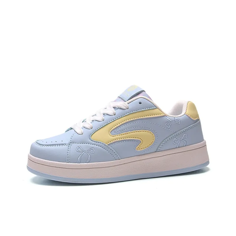 STUR YSN Low Top Skateboard Shoes Women's Sky Blue-0