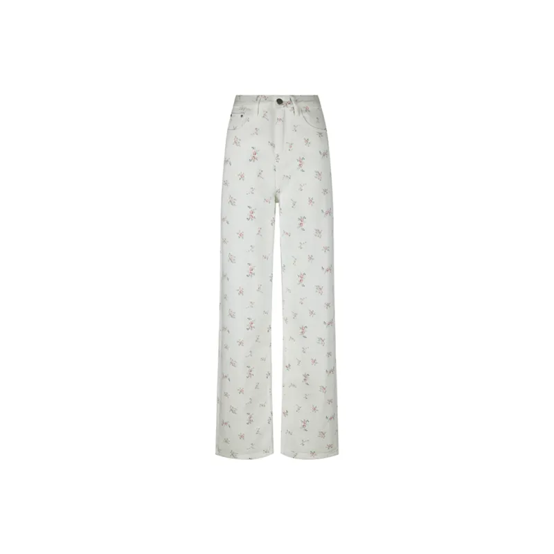 WOR XURNN Jeans Women's Floral White-0
