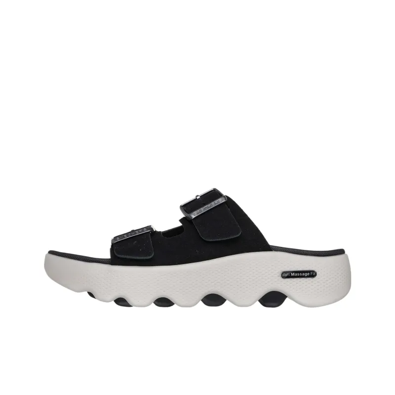 Skechers Massage Fit Slide Slippers Women's Black-0