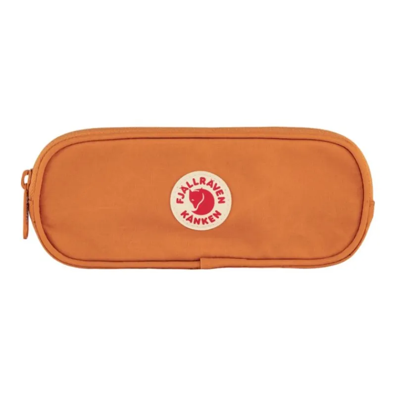 Fjallraven Kanken Polyester Pencil Case Travel Storage Bag Unisex Spicy Orange-0