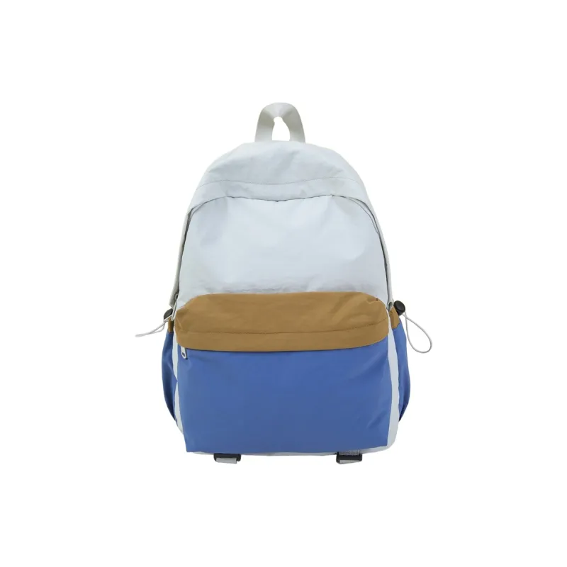 Wolfhorse Nylon Backpack Unisex Khaki & Black/Gray & Brown/White & Purple/White & Green/Blue-28