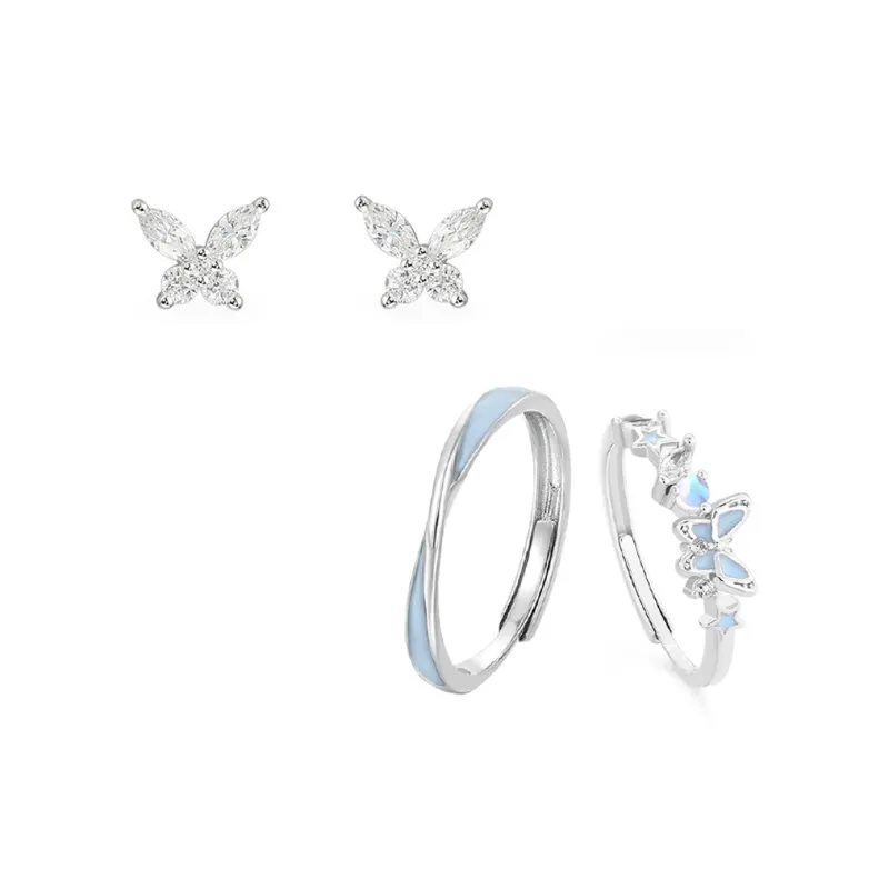The Years Are Quiet Alloy Rings Women's-24
