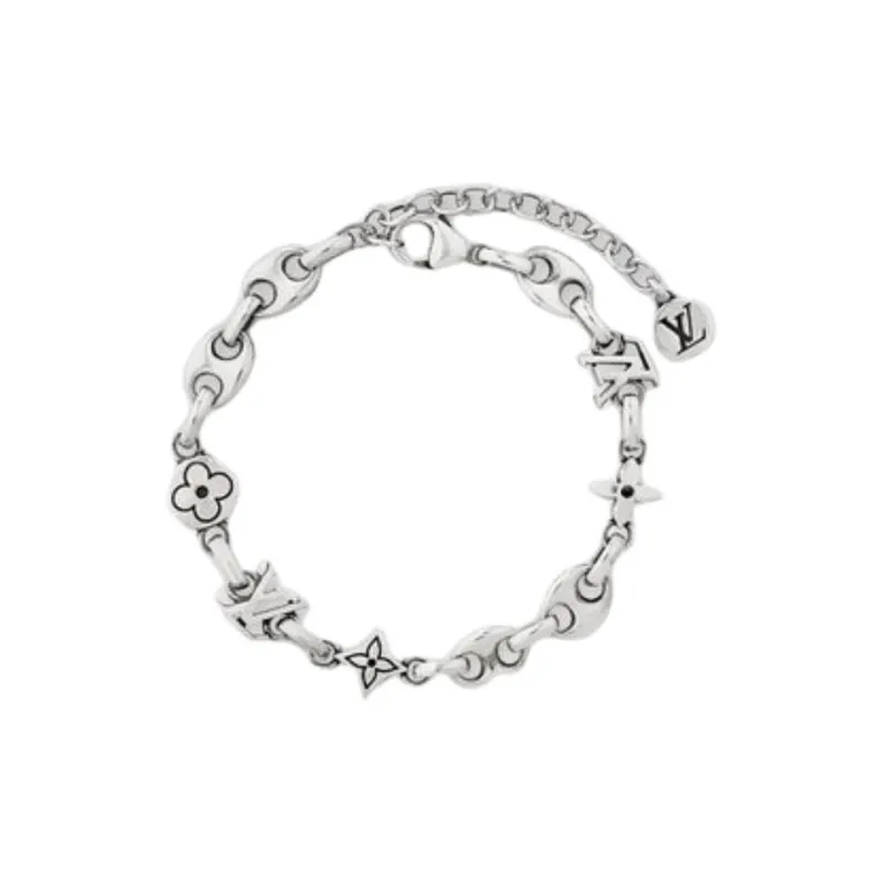 LOUIS VUITTON Silver Bracelets Men's Silver-0