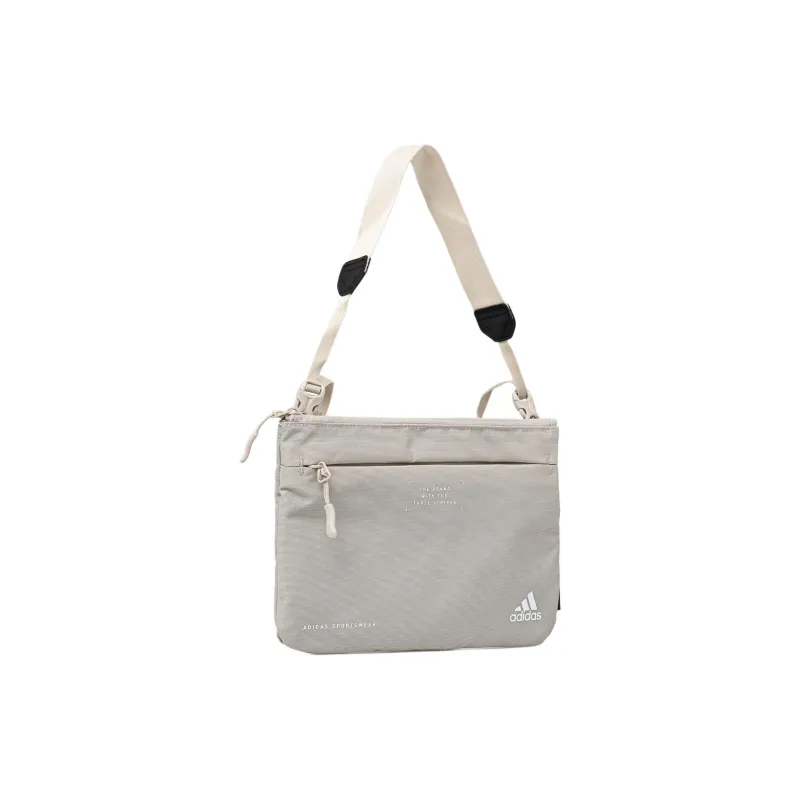 Adidas Recycled Polyamide Crossbody Bag, Shoulder Bag Unisex Gray-1