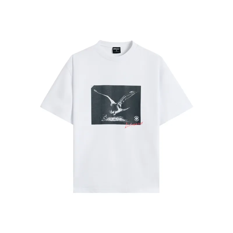 ZMOH T Shirts Unisex White-0