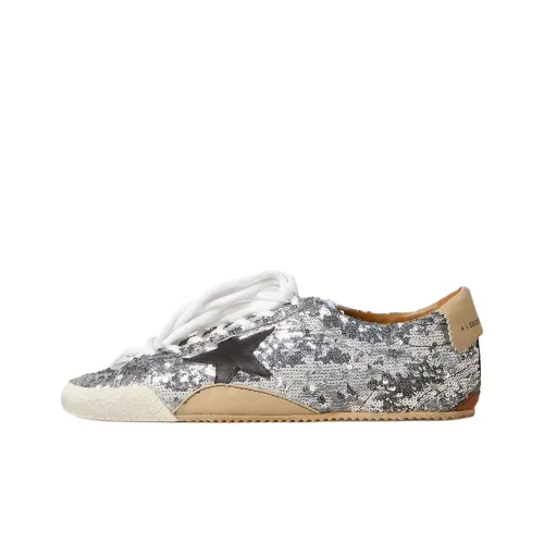 Golden Goose True Star Low Top Casual Shoes Women's Silver