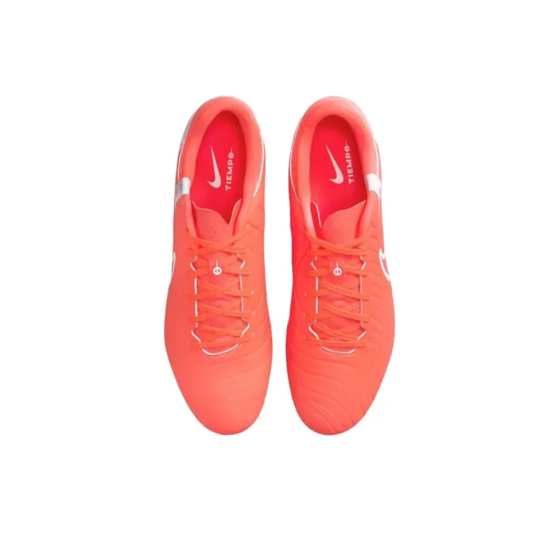 Nike Tiempo Legend 10 Anti Slip Wear Resistant Soccer Shoes Unisex Orange-3