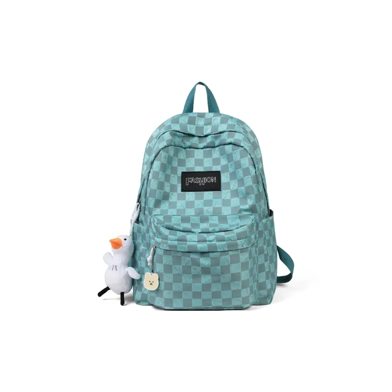 VINEY Fabric Backpack Tubas Women's Lake Blue-3