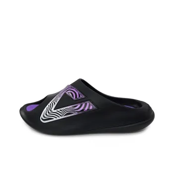 PEAK Very Small Fat Drag Quiet Slip Resistant Abrasion Resistant Slide Slippers Men's Black Purple
