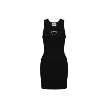 MOSCHINO Ribbed Mini Dress