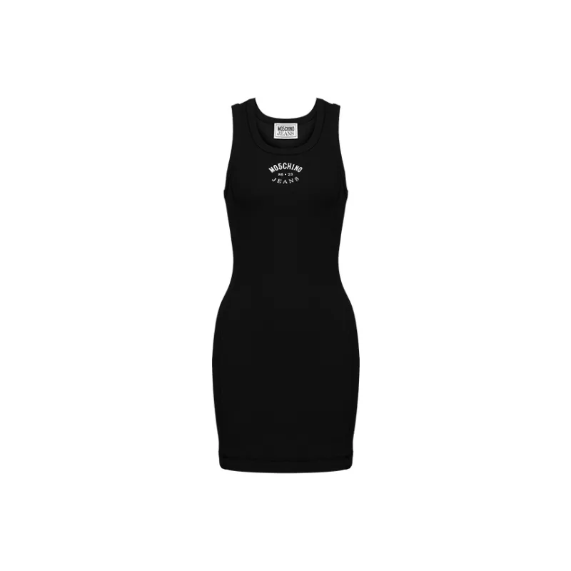 MOSCHINO Ribbed Mini Dress-0