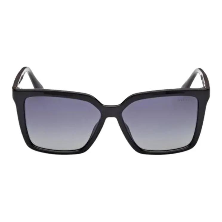 GUESS Injection Square Sunglasses Women's Black-1
