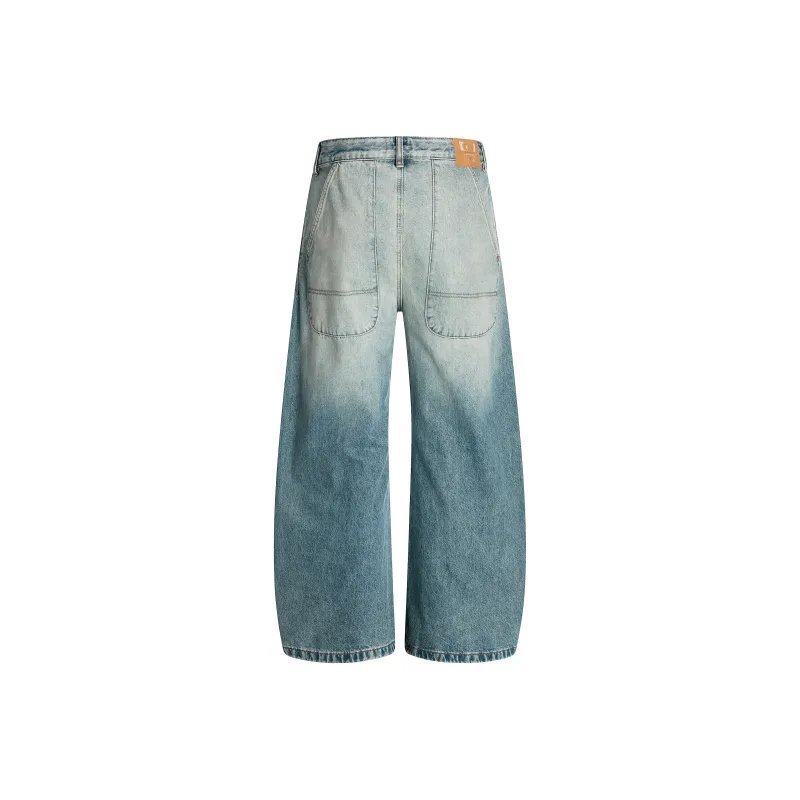 WLNEXT Jeans Unisex Washed Blue-1