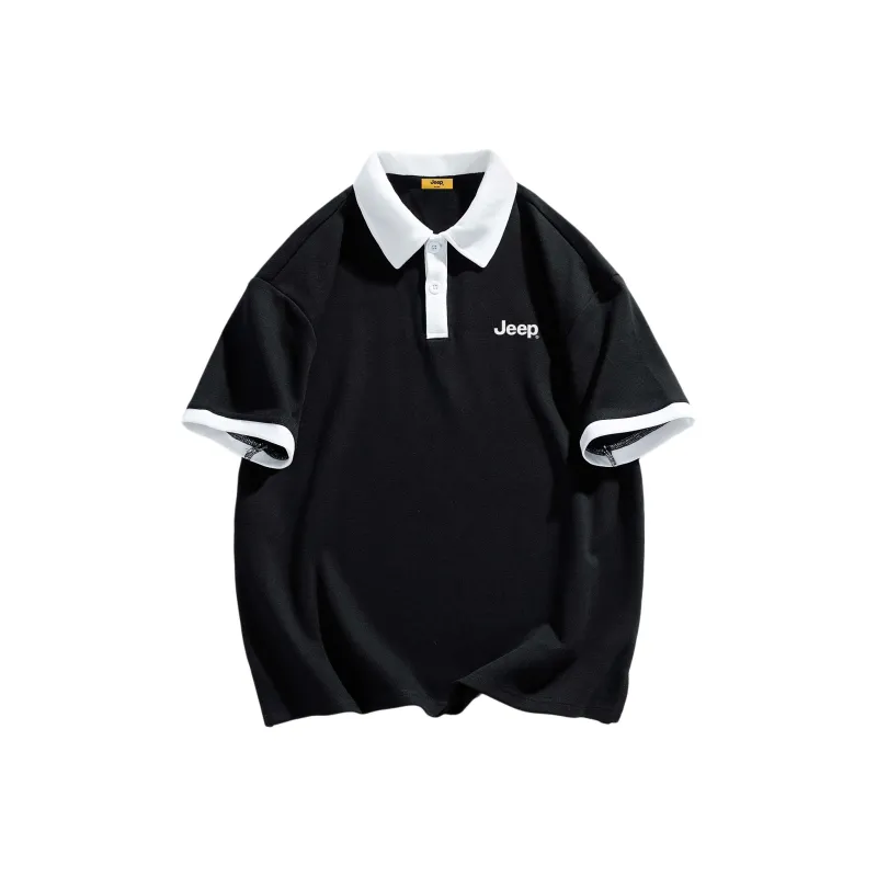 Jeep Short Sleeved Polo Shirt Men's-9