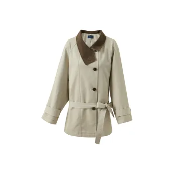 3COLOUR Trench Coats Women's Khaki