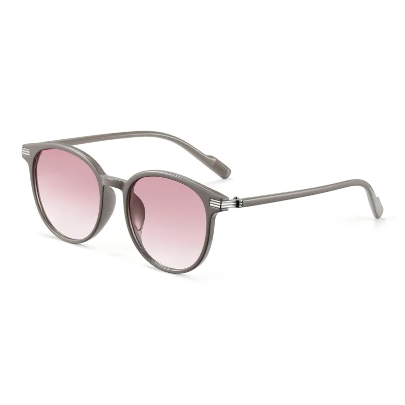 COLORE.IN TR/Memory Plastic Round Sunglasses Unisex-6