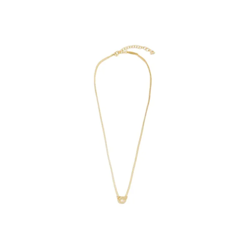 FERRAGAMO Brass Necklaces Women's Gold-0