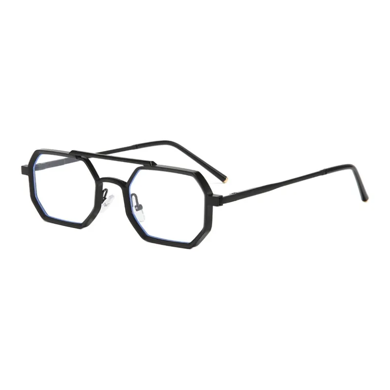 SOMAN Metal Irregular Shape Sunglasses Unisex-5