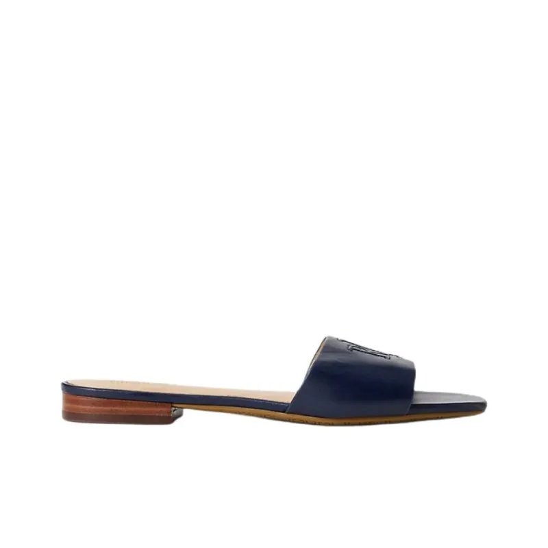 LAUREN RALPH LAUREN Slide Slippers Women's Marine Blue-1