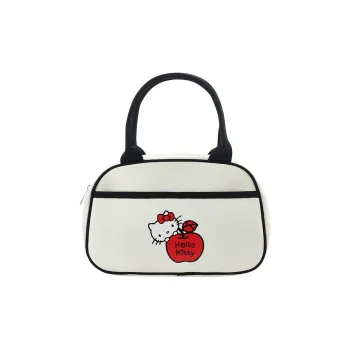 Sanrio Hello Kitty Fabric Handbag Women's Ecru