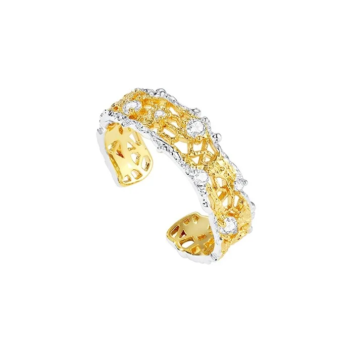 OOAK S925 Silver Fashion Versatile Ring Women's-12