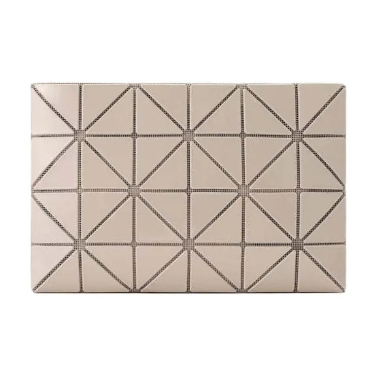ISSEY MIYAKE Polyvinyl Chloride Resin Wallet Women's Sandy Beige-0