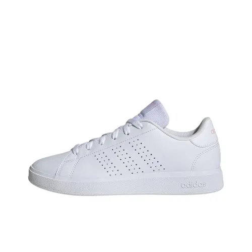 Adidas ADVANTAGE BASE 2.0 Anti Slip Wear Resistant Low Top Skateboard Shoes Women's White