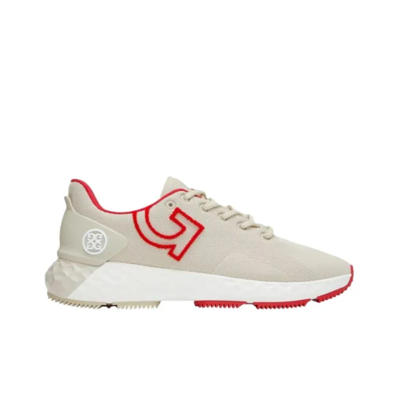 GFORE Slip Resistant, Abrasion Resistant, Rebound Resistant Low Top Golf Shoes Women's Beige Red-1