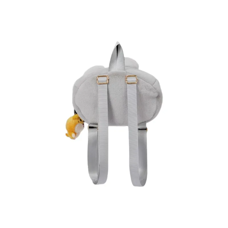 MINISO Polyester Backpack Unisex Gray-1