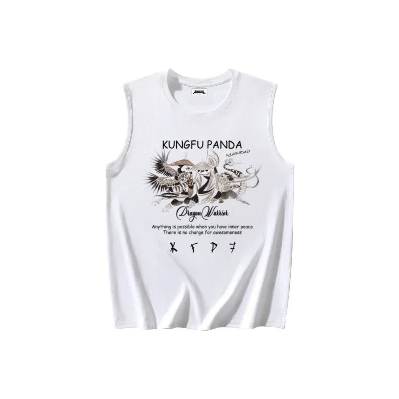 Kung Fu Panda Tank Tops Unisex-4