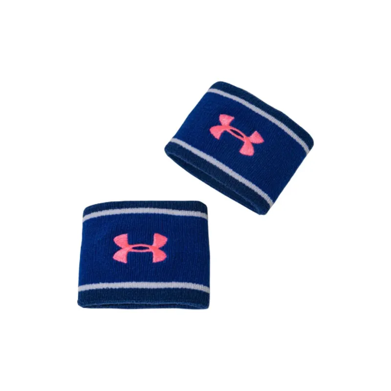 Under Armour Polyester Wristbands Unisex Blue-4