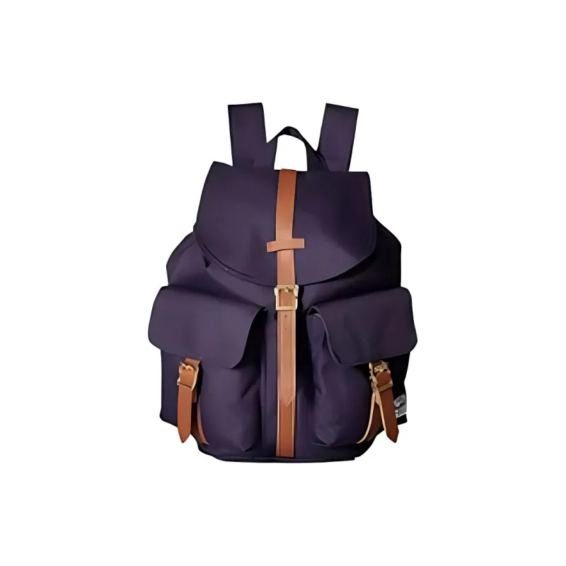 Herschel Polyester Backpack Unisex Dark Purple-1