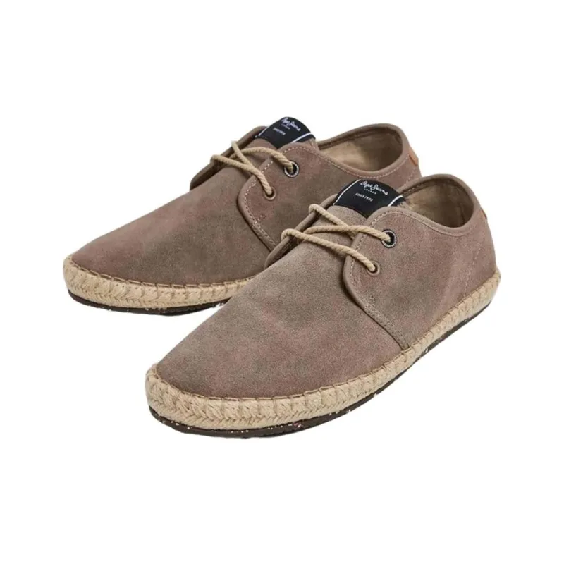 Pepe Jeans Tourist Classic Abrasion Resistant Low Top Canvas Shoes Men's Brown-1