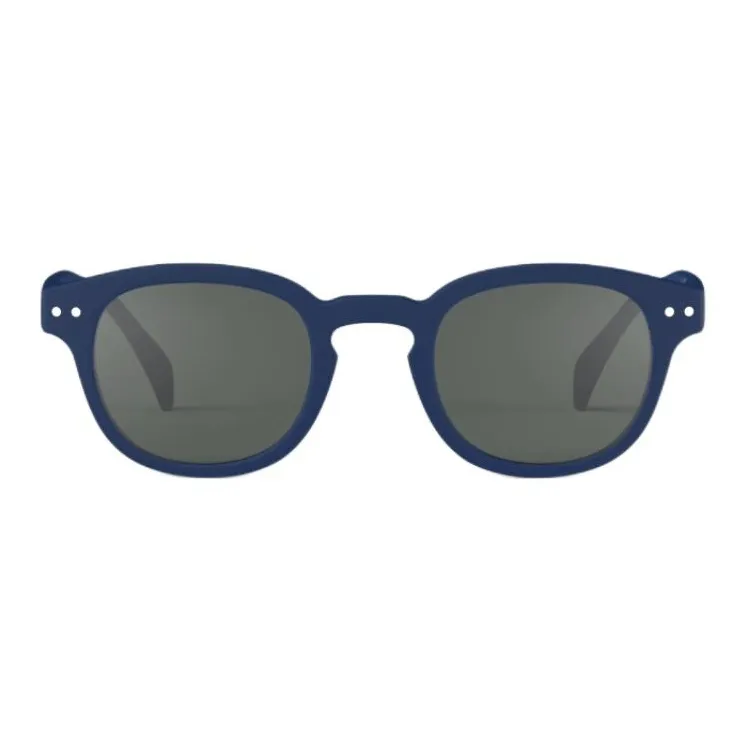 IZIPIZI PARIS Polycarbonate Oval Sunglasses Women's Blue-1