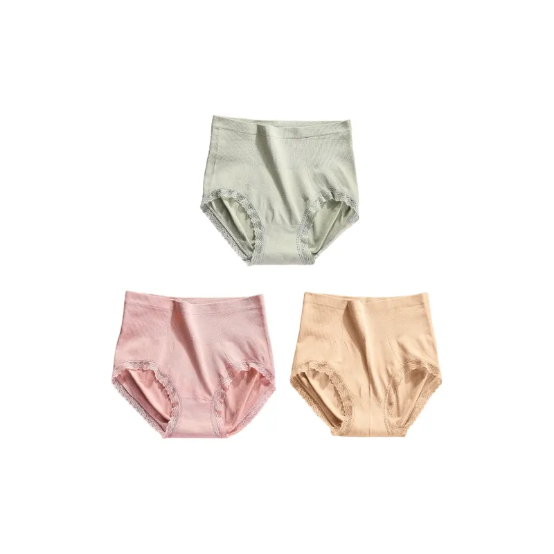 Flowers In Water Underpants Women's 3 Pack-0
