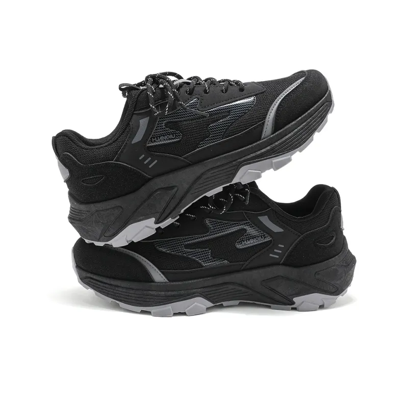 HUANQIU Abrasion Resistant Breathable Height Increasing Low Top Casual Shoes Men's-3