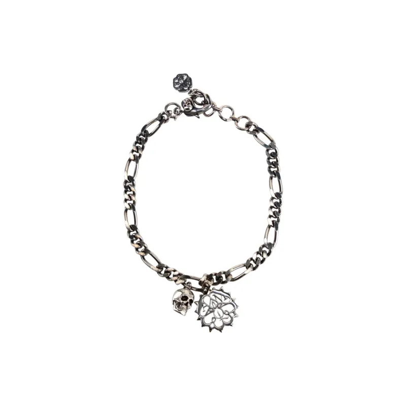 Alexander McQueen Studded Seal And Skull Bracelet-1