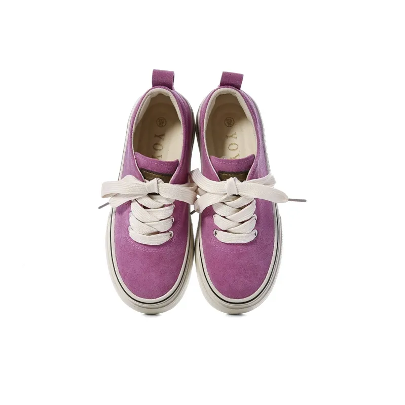 Ordifen Low Top Canvas Shoes Women's Purple-2