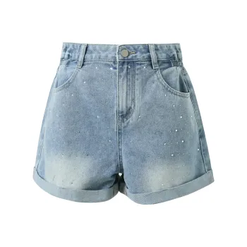 3COLOUR Denim Shorts Women's Haze Blue